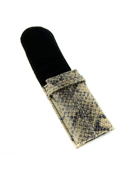 Piórnik duża M-ka- print wężowy siwy