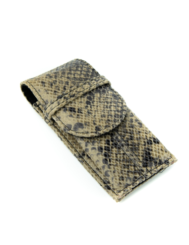 Piórnik duża M-ka- print wężowy siwy