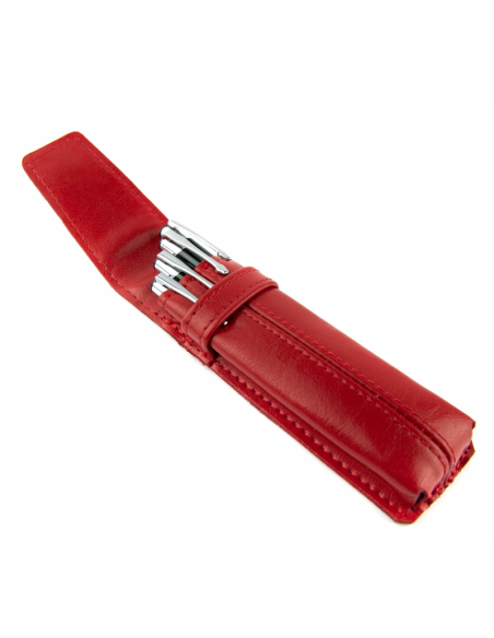 062 Piórnik mały twardy-czerwony