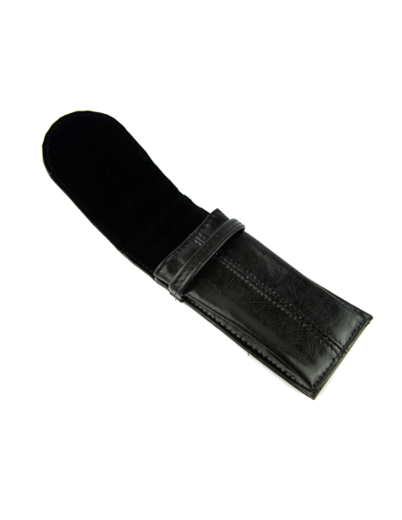 Piórnik skórzany duża M-ka - CZARNY - Producent Galskór