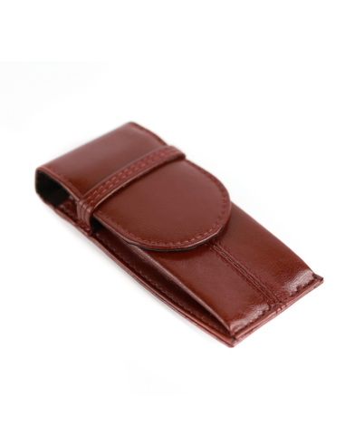 Piórnik skórzany duża M-ka - WIŚNIOWY  - Producent Galskór Piórnik skórzany duża M-ka - WIŚNIOWY  - Producent Galskór