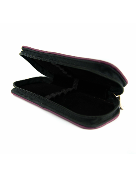 Piórnik owalny duży-fiolet