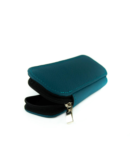 Piórnik duży owalny-navy blue