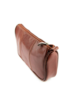 070-Piórnik kosmetyczka - koniak 2