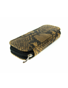 PIÓRNIK GALSKÓR OWALNY DUŻY - PRINT WĘŻOWY JASNY BRĄZ - PRODUCENT GALSKÓR