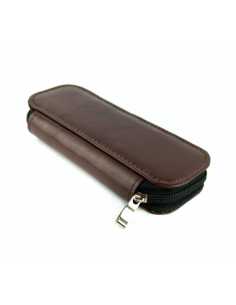 072 Piórnik duży owalny - jasny brąz