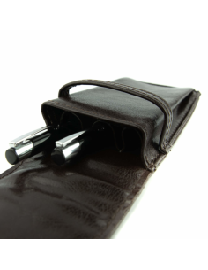 Etui 3-komorowe - brąz 2