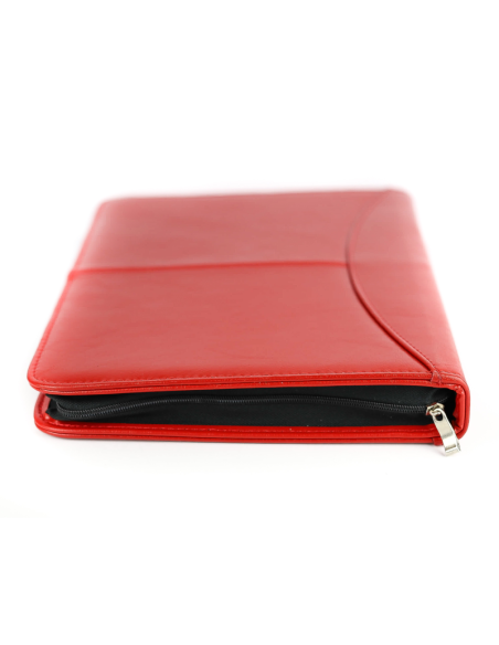 Aktówka skórzana czerwona - franczesko.pl