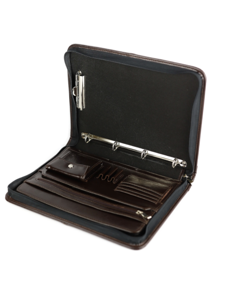 Aktówka skórzana brąz - franczesko.pl