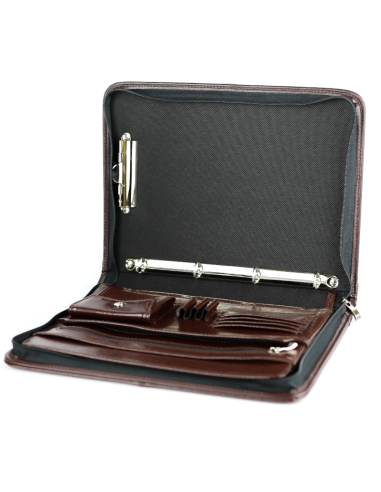 Aktówka skórzana jasny brąz - franczesko.pl