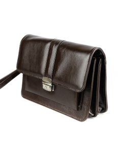 307-Saszetka z klapką-brąz 2