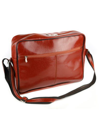 Torba młodziezowa laptop duży -koniak