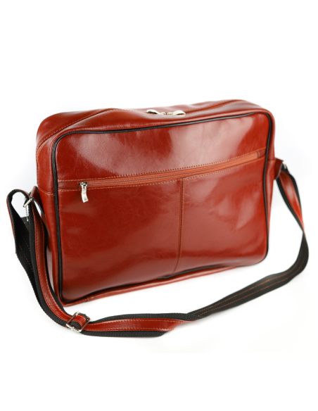 Torba młodziezowa laptop duży -koniak