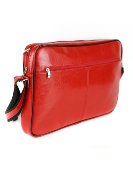 502 Torba młodzieżowa laptop mały -czerwona