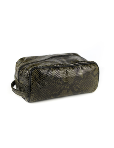 311 Kosmetyczka cegiełka-wąż zielony