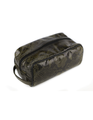 311 Kosmetyczka cegiełka-wąż zielony