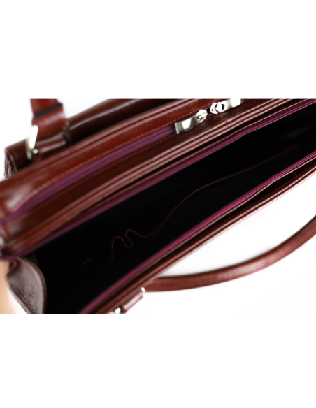 505 Teczka damska laptop exclusive - wiśnia