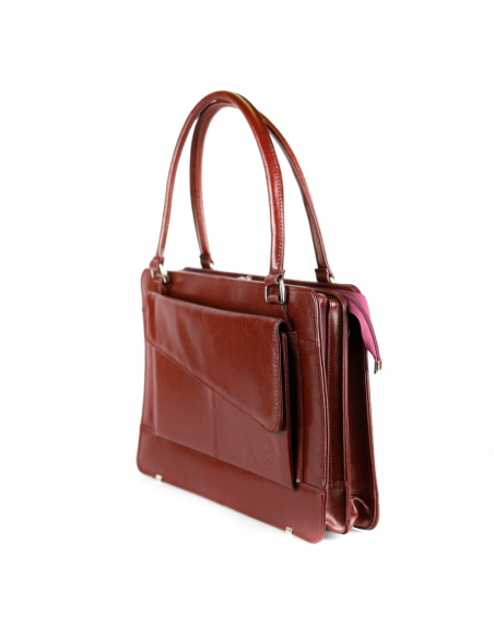 505 Teczka damska laptop exclusive - wiśnia