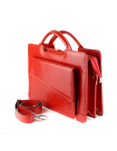 Teczka damska exclusive - czerwona