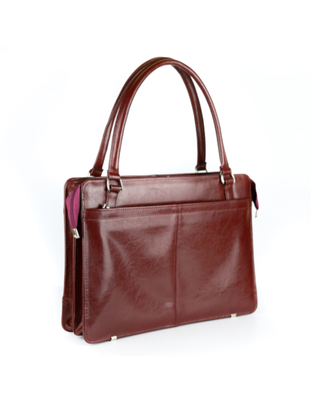 505 Teczka damska laptop exclusive - wiśnia