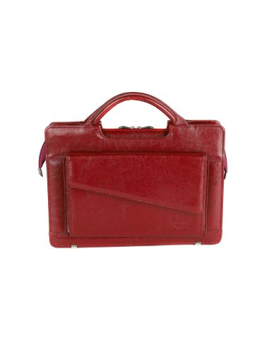 507 Teczka damska exclusive - wiśniowa