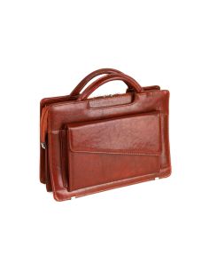 507 Teczka damska exclusive - koniakowy