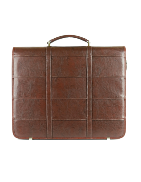 Teczka pasy mała - jasny brąz