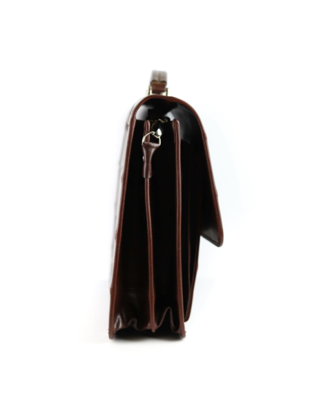 Teczka pasy mała - jasny brąz