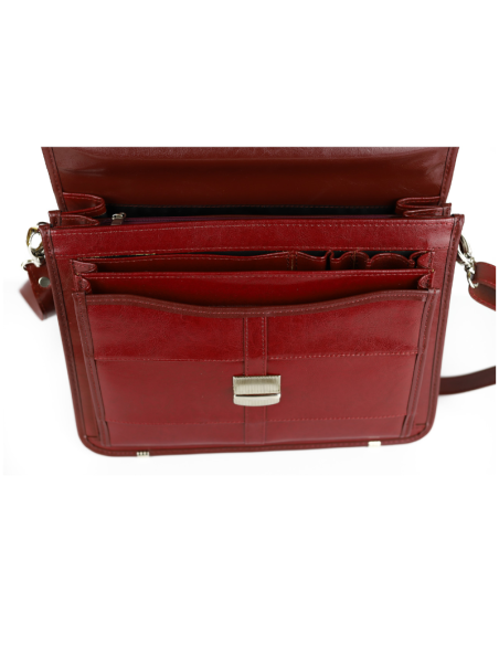 Teczka pasy mała - wiśnia