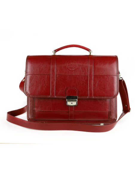 Teczka pasy mała - wiśnia