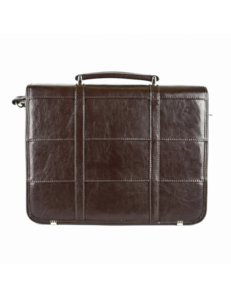 Teczka pasy mała - brąz