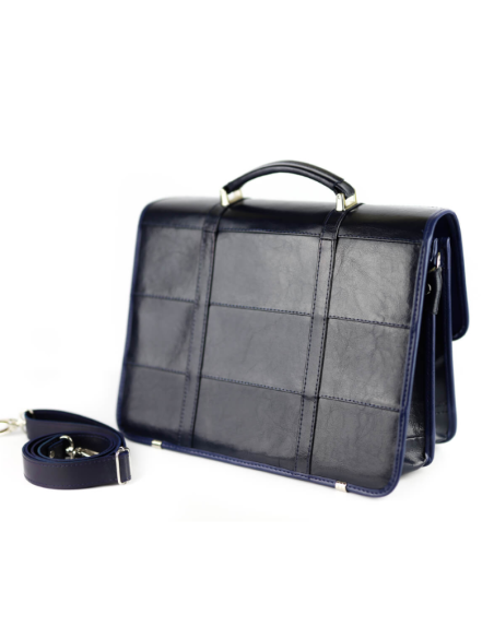 Teczka pasy duża - granat