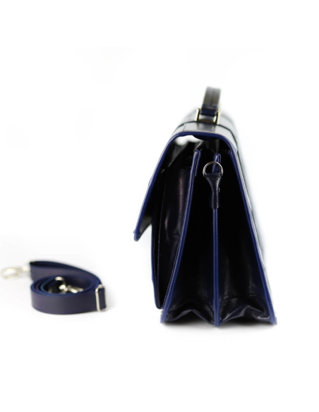 Teczka pasy duża - granat