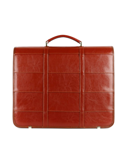 Teczka pasy duża - koniak