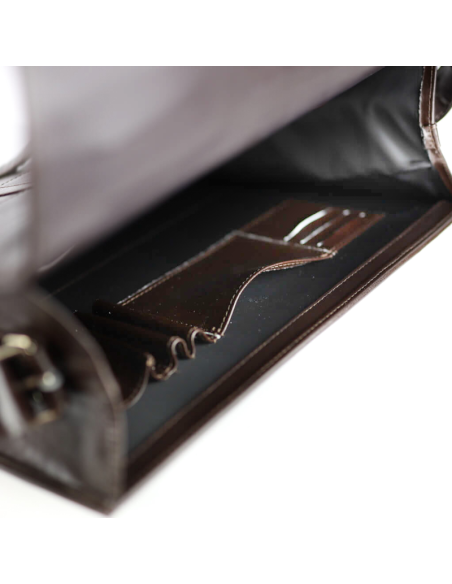 517-Teczka studencka-brąz