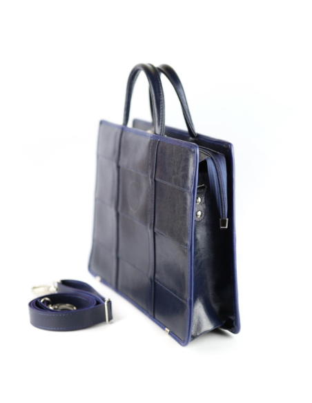 Dyplomatka damska pasy - granat