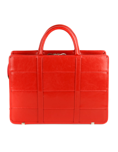 521 Dyplomatka damska pasy - czerwona