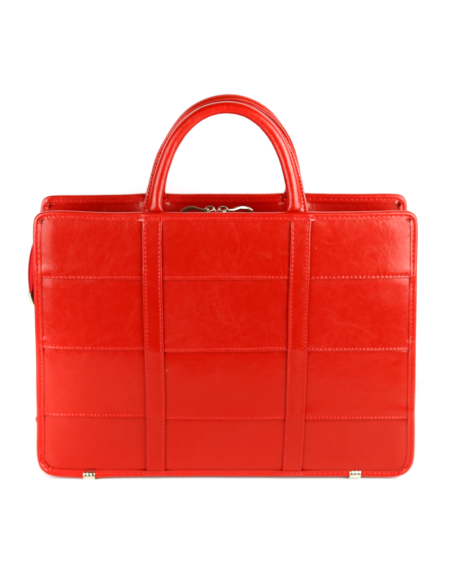 521 Dyplomatka damska pasy - czerwona