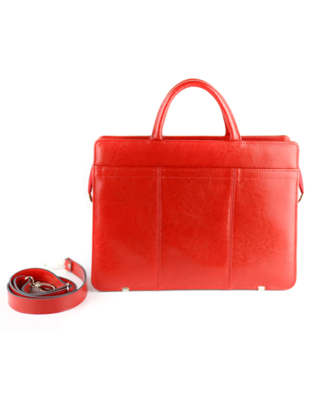 Dyplomatka damska-czerwony