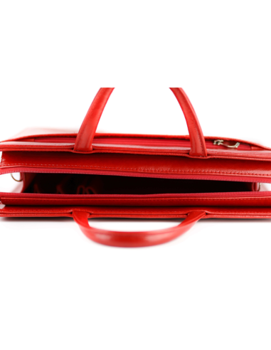 Dyplomatka damska-czerwony