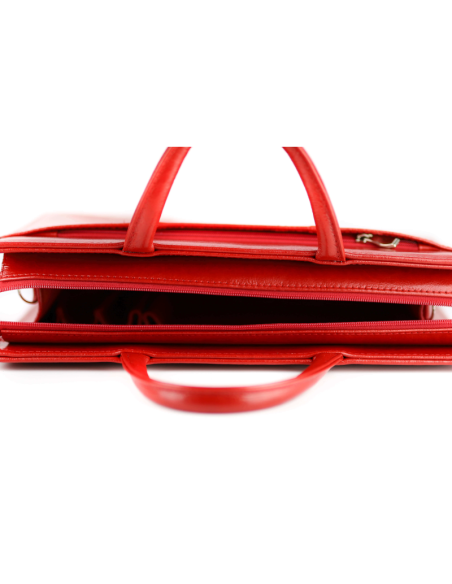 Dyplomatka damska-czerwony