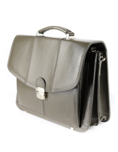 Teczka mała 2-komorowa - szary