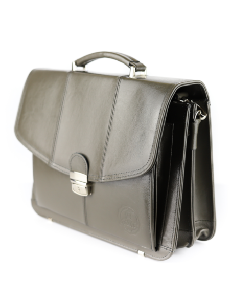 Teczka mała 2-komorowa - szary