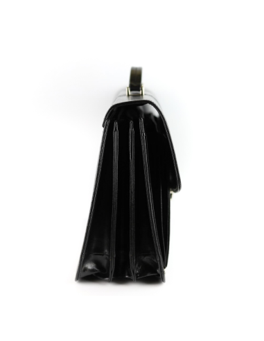 Teczka męska 3-komorowa - czarna