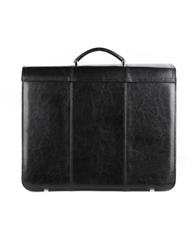 Teczka męska 3-komorowa - czarna