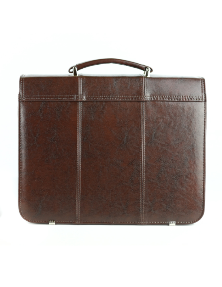 Torba męska 2-komorowa - jasny brąz