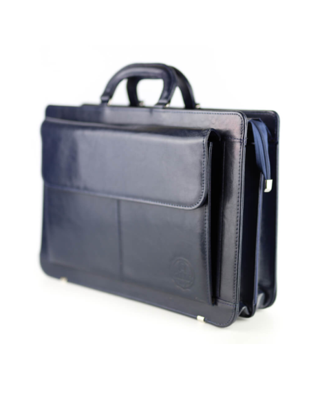 Dyplomatka męska 2-komorowa - granat