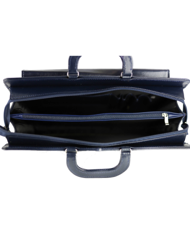 Dyplomatka męska 2-komorowa - granat