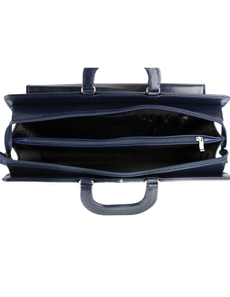 Dyplomatka męska 2-komorowa - granat