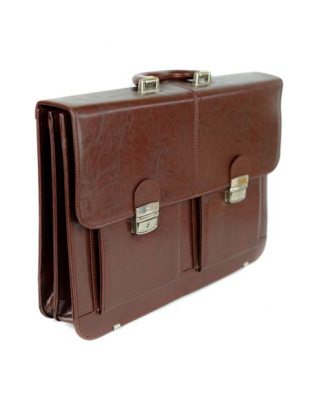 Producent Galskór - Teczka męska skórzana - 2 kieszenie - M 539